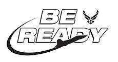 Air Force Be Ready logo Air Force Be Ready logo
