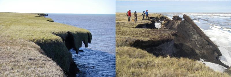 Coastal Erosion at Drew Point, Alaska