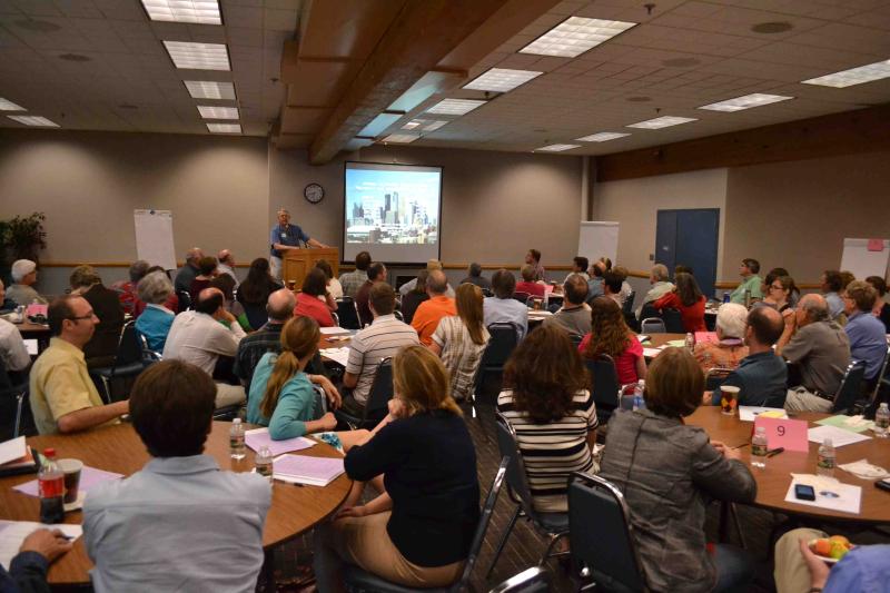 Photo of an outreach session