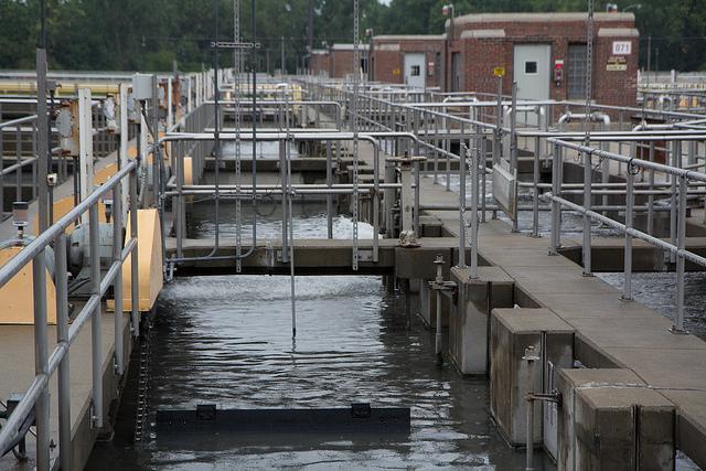 The Stickney Water Reclamation Plant near Chicago, Illinois.