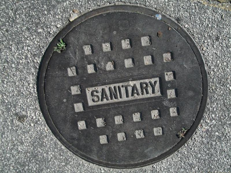 Sanitary sewer manhole cover