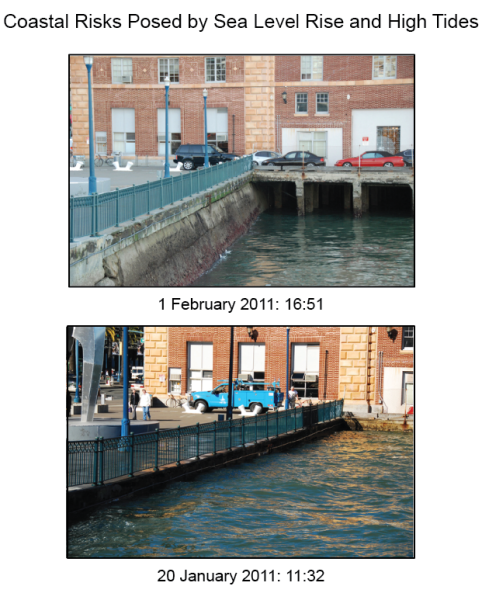 Coastal Risks Posed by Sea Level Rise and High Tides